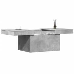 Berkfield Home Coffee Table Concrete Grey 100x55x40 cm Engineered Wood - Size: 100 x 55 x 40 cm - thumbnail 4