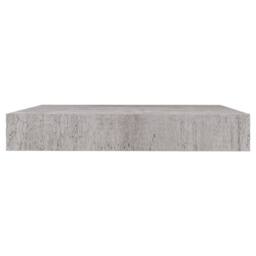 Berkfield Home Durable Floating Wall Shelves 4 pcs Concrete Grey 23x23.5x3.8 cm MDF - thumbnail 6