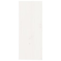 Berkfield Home Wine Cabinet White 62x25x62 cm Solid Wood Pine - Size: 62 x 25 x 62 cm - thumbnail 6