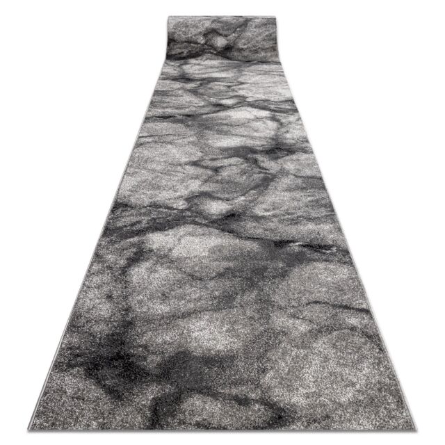 RugsX Silver Marble Runner in Grey - Size: 80 cm x 150 cm - image 1