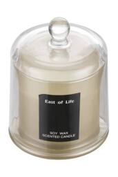 ExtraStar Elegant Cloche Glass Soy Wax Candle in Gold - thumbnail 3
