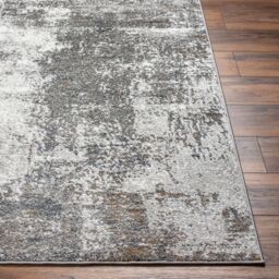Livabliss San Francisco-Abstract Blue Grey Yellow Brown Modern Marble Living Rug in Charcoal - Size: 200 cm x 275 cm - thumbnail 5