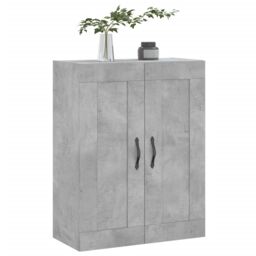 Berkfield Home Wall Mounted Cabinet Concrete Grey 69.5x34x90 cm Engineered Wood - thumbnail 4