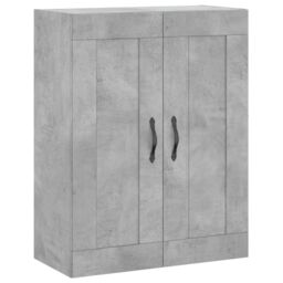 Berkfield Home Wall Mounted Cabinet Concrete Grey 69.5x34x90 cm Engineered Wood - thumbnail 2
