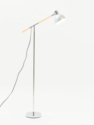 Orsina Adjustable Floor Lamp, Convenient Office Lamp, Space-Saver Floor Lamp, Rotating Bedroom Lamp in Natural - thumbnail 4