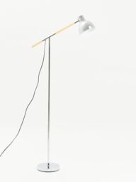 Orsina Adjustable Floor Lamp, Convenient Office Lamp, Space-Saver Floor Lamp, Rotating Bedroom Lamp in Natural - thumbnail 3