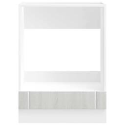 Berkfield Home Oven Cabinet Lucca Grey Sonoma Engineered Wood - thumbnail 4