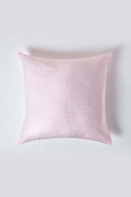 Homescapes Continental Egyptian Cotton Pillowcase 330 TC, 80 x 80 cm in Pink - image 1