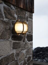 Nordlux Industrial Outdoor Wall Light Brass Brass E27 Coastal/Marine Safe - Mains Powered, IP64 in Gold - thumbnail 5