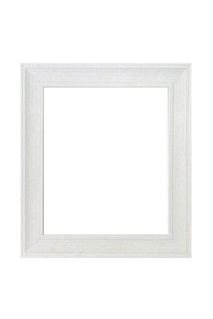 Frames & Mirrors 4U Scandi Distressed Wood Photo Frame 50 x 40 CM in Off-White - image 1