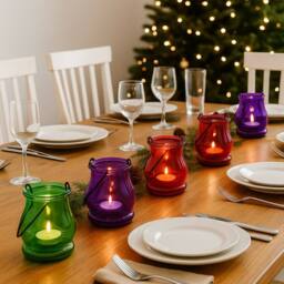volila 12 Pack Tealight Holders for Spring/Summer, Table Decorations, Home Décor - thumbnail 1