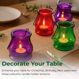 volila 12 Pack Tealight Holders for Spring/Summer, Table Decorations, Home Décor - thumbnail 2