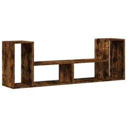 Berkfield Home TV Cabinets 2 pcs Smoked Oak 75x30x50 cm Engineered Wood in Brown - Size: 75 x 30 x 50 cm - thumbnail 2