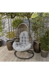 Living and Home 95*75*55cm Swing Chair Pad Garden Seat Cushion in Grey - thumbnail 6