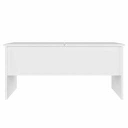 Berkfield Home Coffee Table White 102x50.5x46.5 cm Engineered Wood - thumbnail 6