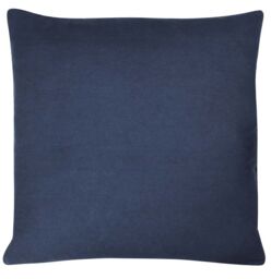 Furn Angeles Floral Pleating Velvet Cushion in Navy - thumbnail 2