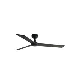 Netlighting Rudder Large Black Walnut DC Ceiling Fan 6 Speed - thumbnail 1
