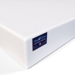 Bedzonline 5-Zone 4FT Memory Foam Mattress with Cooling Top & Medium-Firm Support in White - Size: Small Double - thumbnail 1