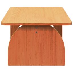 Berkfield Home Coffee Table Wax brown 80 x 50 x 31 cm Solid pine wood - thumbnail 6