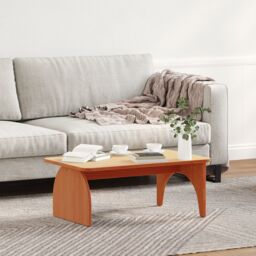 Berkfield Home Coffee Table Wax brown 80 x 50 x 31 cm Solid pine wood - thumbnail 4