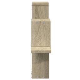 Berkfield Home Wall Shelf Sonoma Oak 104.5x10x43 cm Engineered Wood in Light Brown - thumbnail 6