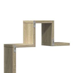 Berkfield Home Wall Shelf Sonoma Oak 104.5x10x43 cm Engineered Wood in Light Brown - thumbnail 8