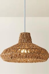 ValueLights Hamilton Natural Rope Ceiling Pendant Light Lamp Shade in Brown - thumbnail 3