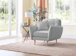 The Great Sofa Company Ailis Armchair Faro Ashen in Light Grey - thumbnail 1