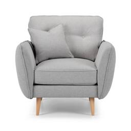 The Great Sofa Company Ailis Armchair Faro Ashen in Light Grey - thumbnail 3