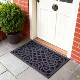 Nicoman Victorian Style Indoor Door Mat - Grey - Size: 60 cm x 90 cm - thumbnail 5