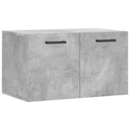 Berkfield Home Wall Cabinet Concrete Grey 60x36.5x35 cm Engineered Wood - thumbnail 1