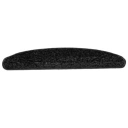 Berkfield Home Carpet Stair Treads 15 pcs Black 65x21x4 cm - Size: Medium - thumbnail 4