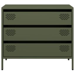 Berkfield Home Sideboard¬†Olive Green 68x39x58.5 cm Cold-rolled Steel - thumbnail 5