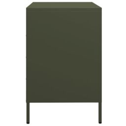 Berkfield Home Sideboard¬†Olive Green 68x39x58.5 cm Cold-rolled Steel - thumbnail 6