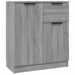 Berkfield Home Sideboard Grey Sonoma 60x30x70 cm Engineered Wood - Size: 60 x 30 x 70 cm - thumbnail 2