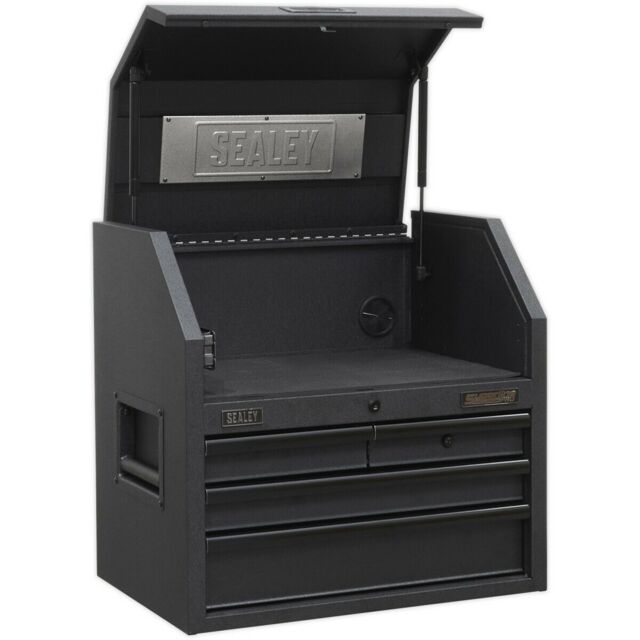 Loops 600 x 450 x 635mm 4 Drawer SOFT CLOSE Topchest Tool Chest Storage Cabinet Unit - image 1