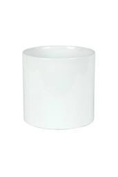KDMD Hortus Sofia Glossy White Ceramic Pot 17cm - thumbnail 2