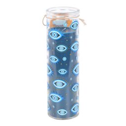 Something Different White Rose All Seeing Eye Tube Candle in Blue - thumbnail 2