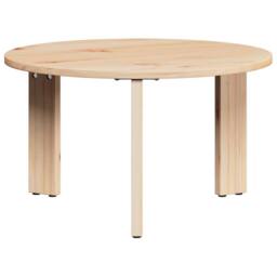 Berkfield Home Coffee Table 3 pcs Natural Solid pine wood - thumbnail 7