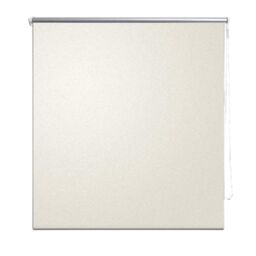 Berkfield Home Roller Blind Blackout 120 x 230 cm Off-White in White - thumbnail 2
