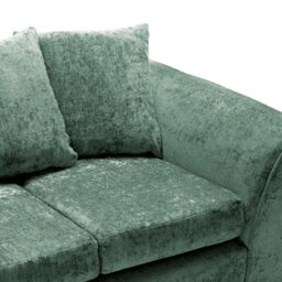 Abakus Direct Harriet Crushed Chenille 2 Seater Sofa in Rifle Green - thumbnail 5