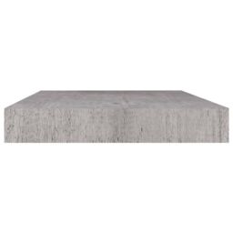 Berkfield Home Floating Wall Shelf Concrete Grey 50x23x3.8 cm MDF - thumbnail 5
