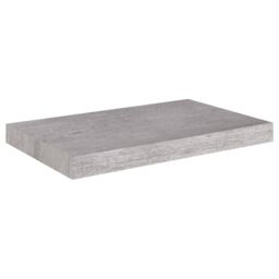 Berkfield Home Floating Wall Shelf Concrete Grey 50x23x3.8 cm MDF - thumbnail 2