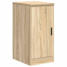 Berkfield Home Garage Cabinets 2 pcs Sonoma Oak Engineered Wood in Brown - thumbnail 6