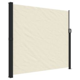 Berkfield Home Retractable Side Awning Cream 180x500 cm - thumbnail 2