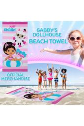 Gabby's Dollhouse Women's Beach Towel in Pink - thumbnail 2