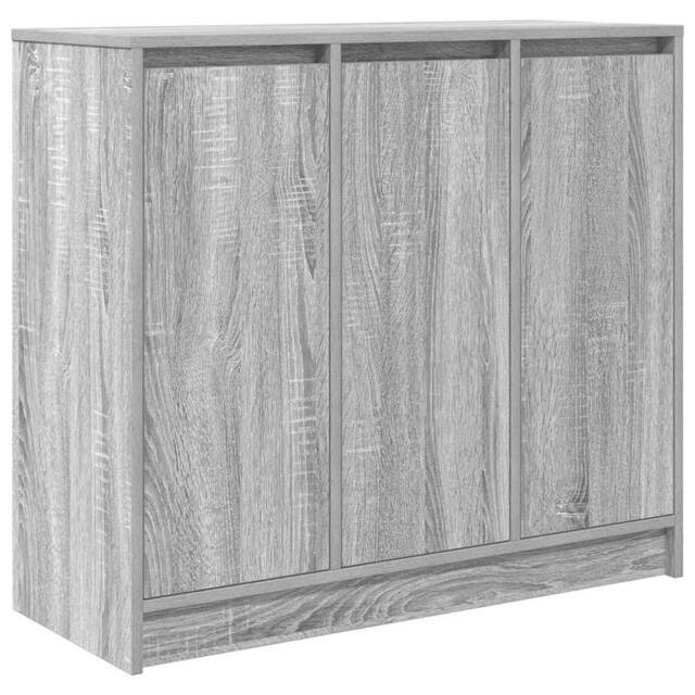 Berkfield Home Sideboard Grey Sonoma 85x34x76 cm Engineered Wood - Size: 85 x 34 x 76 cm - image 1
