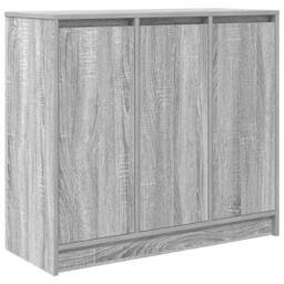 Berkfield Home Sideboard Grey Sonoma 85x34x76 cm Engineered Wood - Size: 85 x 34 x 76 cm - thumbnail 1