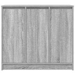 Berkfield Home Sideboard Grey Sonoma 85x34x76 cm Engineered Wood - Size: 85 x 34 x 76 cm - thumbnail 6