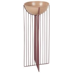 Wyld and Coco Pink Iron Plant Stands Set of 2 55cm and 45cm Indoor - thumbnail 5